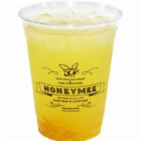 Honey Yuzu Iced · Iced Honey Tea with Yuzu peel and pulp.