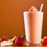 Fruit Smoothies · A Delicious Frozen Treat! Made with real fruit, no high-fructose corn syrup.