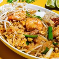 Pad Thai · Pad Thai - The famous Thai dish! Fresh rice noodles, egg, House's Pad Thai sauce, bean sprou...