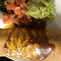 Chimichangas · Popular items. A big flour tortilla rolled and & fried to a crispy golden brown filled with ...