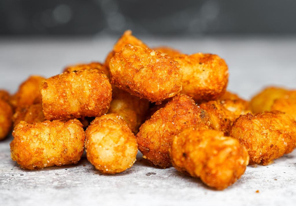 Side Of Potato Tots · Lightly seasoned crispy tots.