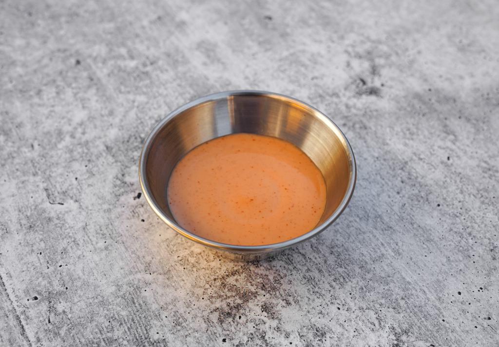 Side Of Sriracha Aioli via Bandito’s Breakfast Burritos