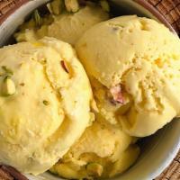 Persian Ice Cream · Rosewater flavor, pistachio, and saffron