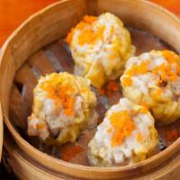 Pork & Shrimp Shumai · Four Pieces.