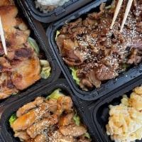 Family Meal ( 2 - 4 People ) · Great Size for 2-4 People. Include 6 Rice and 6 Macaroni Salad with 3 choices of Protein wit...
