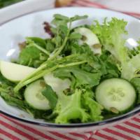 Green Salad · add chicken for an additional charge.