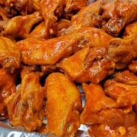 20 Piece Chicken Wings Combo · 20 wings with fries and your choice of drink.