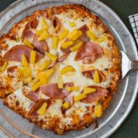 Hawaiian (Extra Large - 16 Slices) · 220 - 270 cal. Tender ham and juicy pineapple on zesty red sauce.
