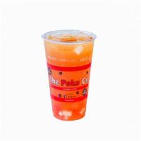 Peach Green Tea · 24 oz cup of green tea with a touch of honey and peach.