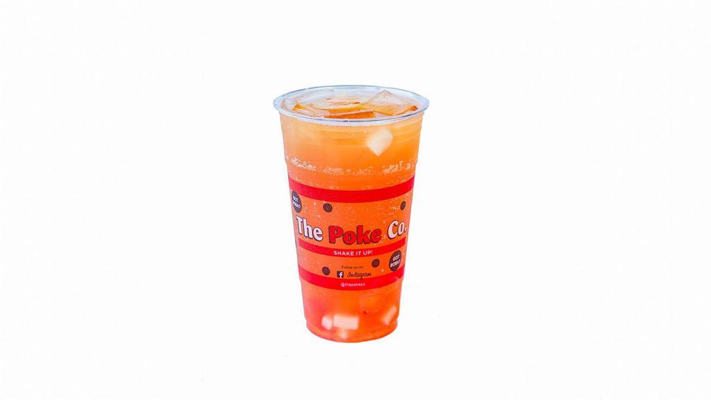 Kumquat Green Tea · Freshly brewed green tea with kumquat fruit flavored and a touch of honey.  24 oz.