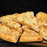 Piara Large Garlic Cheesy Bread · 10 Piece Cheesy Bread, Topped with Garlic Sauce, Fresh Parmesan Cheese and Italian Spices