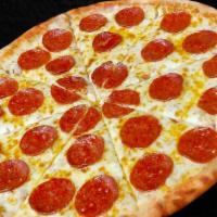 Large Thin Crust Pepperoni Pizza · Pepperoni & Cheese