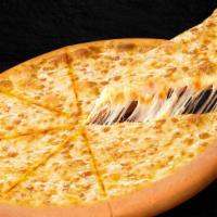 Large Stuffed Crust Cheese Pizza · Fresh dough made daily. 100% Mozzarella Cheese