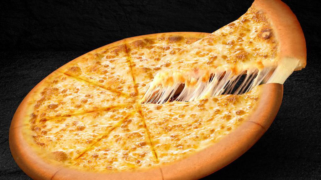 Large Stuffed Crust Cheese Pizza · Fresh dough made daily. 100% Mozzarella Cheese