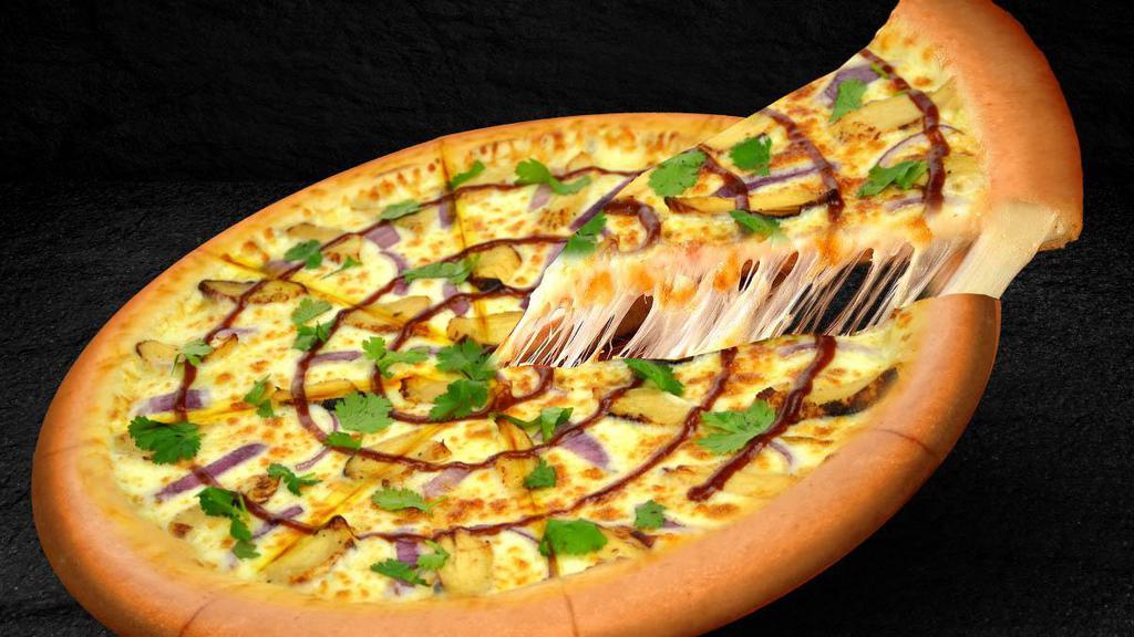 Large Stuffed Crust Bbq Chicken · Chicken, Red Onions, BBQ Sauce and cheese