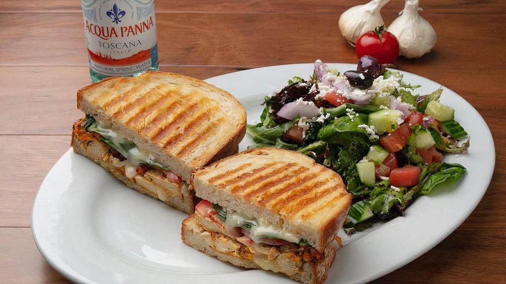 Chicken Brie · Wayne Farms Grilled Antibiotic Free Chicken, Roma Tomatoes, Fresh Basil and Brie Cheese.