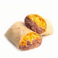 Bean & Cheese Burrito · Straight beans and cheese