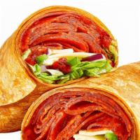 Pizza Sub (720 Cals) · Hot outta the oven, it’s the Pizza Sub Wrap. Enjoy spicy pepperoni, piled high and layered w...