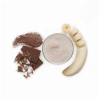 Chocolate Slope · Milk & Dark Chocolate Blend, Cocoa, Banana & Vanilla Yoghurt.