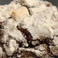Rocky Road Cookie · Our Crinkle cookie with walnuts and marshmallows mixed in. Reminiscent of rocky road ice cre...