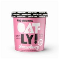 Oatly Strawberry Frozen Dessert (1 Pint) · You want something cold, creamy and STRAW-BERRY brought to you like asap. No room for disapp...