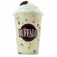 Oreo · Best selling flavor for a reason, topped with whipped cream!