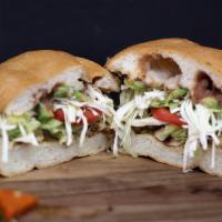 Torta De Diaz · Quesillo Cheese, lettuce, tomato, onion, mayo, and avocado. With your choice of meat.