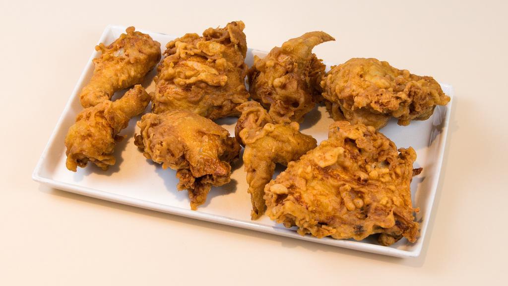 Eight Piece Chicken Only (Mixed) · Our signature, kettle-fried chicken - 2 breasts, 2 thighs, 2 wings, and 2 drumsticks.