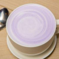 Taro Latte · It's purple! A tropical root with a sweet nutty vanilla flavor. Add a shot of espresso to ma...