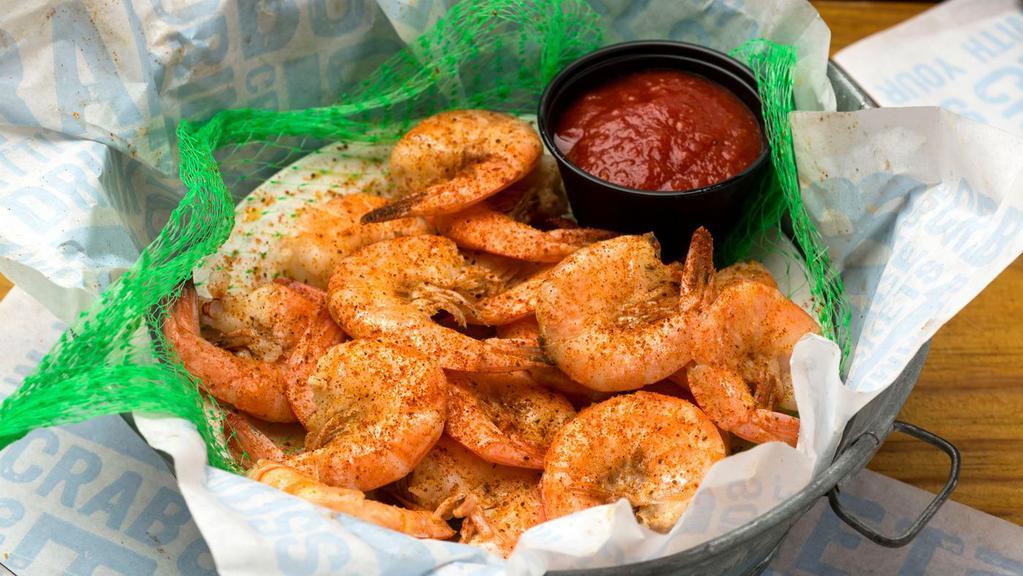 Peel 'N Eat Shrimp  · With Old Bay® seasoning, served hot or cold.