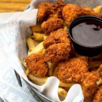Voodoo Chicken Fingers · Cajun flavored with fries and ranch.