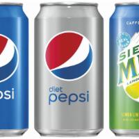 12Oz Canned Soda · Enjoy a cold 12oz canned soda with your meal!