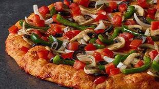 Guinevere'S Garden Delight · All vegetable. All delicious. Tomatoes, mushrooms, green peppers, onions, black olives on zesty red sauce.