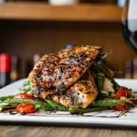 Balsamic Chicken · Two 6 oz chicken breasts grilled and marinated with a house made balsamic glaze served with ...