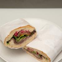 Roast Beef · Roast Beef, Swiss Cheese, Pickled Onions, and Horseradish Aioli.