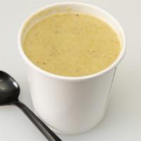 Soup Of The Day · Our soup of the day varies between Mushroom, Broccoli, and Tomato.