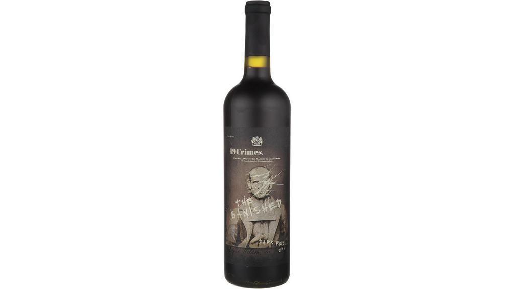 19 Crimes The Banished (750 Ml) · Full and round on the palate with a distinct sweetness making the wine rich and mouth coating. The dark chocolate and vanilla aromatics compliment subtle flavours of cloves and cinnamon spice.