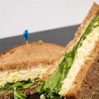 Egg Salad Sandwich · On fresh Buttermilk Whole Wheat bread.