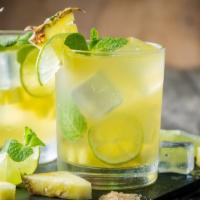 Pepino Con Limón · Fresh cucumber and lime water.