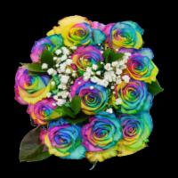 Premium Tie-Dye Rose Bouquet · Make a statement with these stunning tie-dyed roses.  The perfect gift to celebrate any occa...