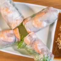 Fresh Spring Roll · One roll. Fresh hand-rolled. Made with shrimp and pork.  Please specify if you only want onl...