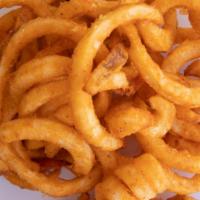 Seasoned Curly Fries · Delicious seasoned curly fries.
