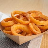 Battered Onion Rings · lightly salted