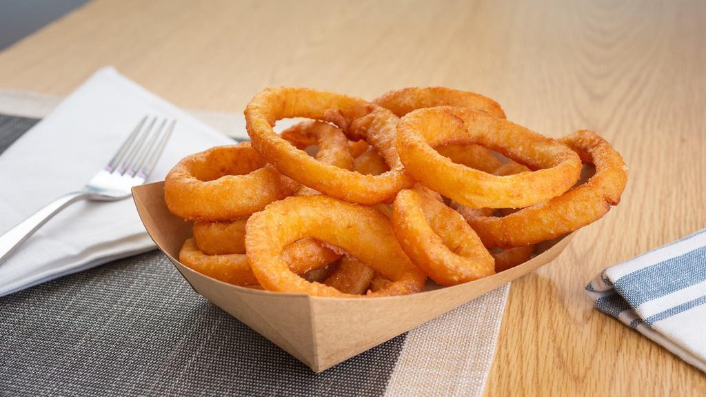 Battered Onion Rings · lightly salted