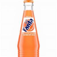 Mexican Orange Fanta · Made with real Cane Sugar