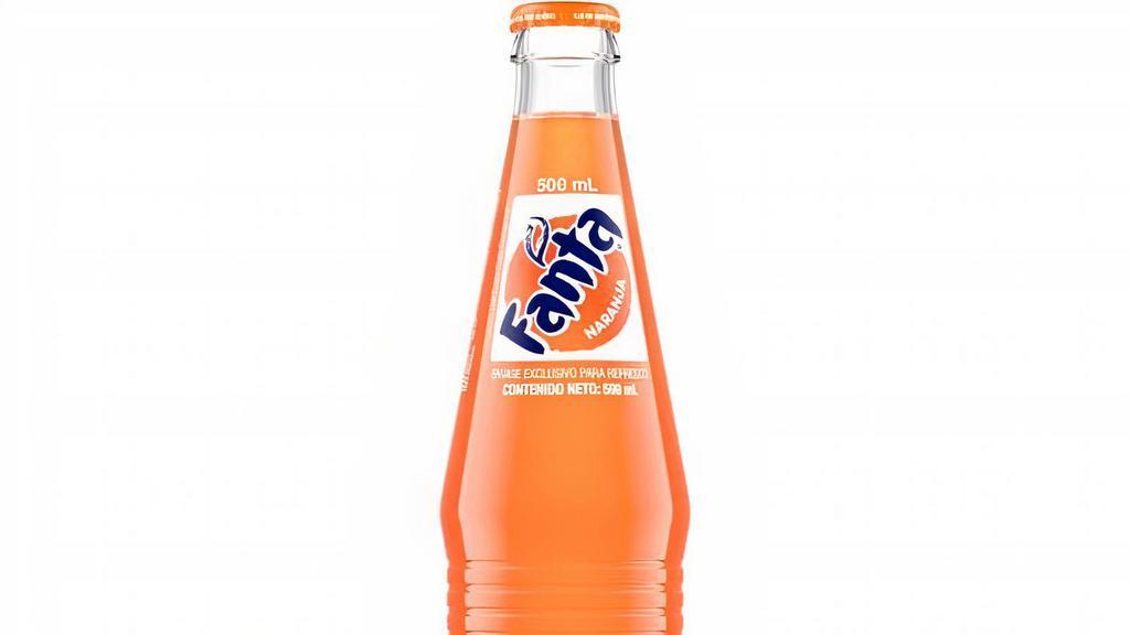 Mexican Orange Fanta · Made with real Cane Sugar