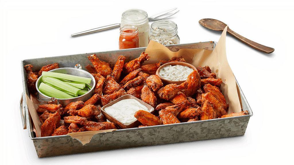 Traditional Wings · Dave’s wings specially-seasoned and tossed in choice of sauce.