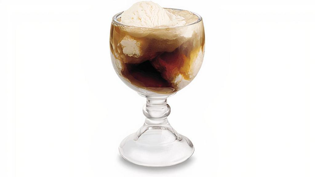Kids' Root Beer Float · Root Beer and a scoop of creamy vanilla ice cream on the side.