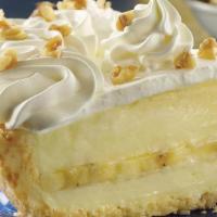 Whole Banana Cream Pie · This slice of gold is filled with fresh bananas folded into sweet vanilla cream, topped with...