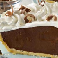Whole Chocolate Cream Pie · A creamy chocolate filling coated in fresh, sweet whipped cream and garnished with even more...